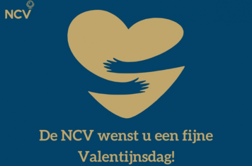 NCV steekt op Valentijnsdag leden en stakeholders een hart onder de riem